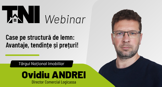 Webinar TNI: Case pe structură de lemn! Avantaje, tendințe și prețuri!