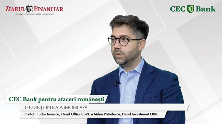 CEC Bank și CBRE discută despre provocările pieței imobiliare de birouri
