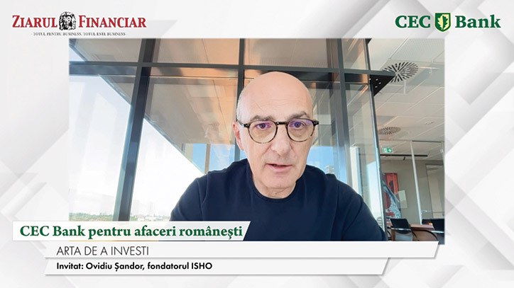 CEC Bank pentru afaceri românești. Ovidiu Șandor, fondatorul ISHO: Importanța culturii ca formă de competitivitate