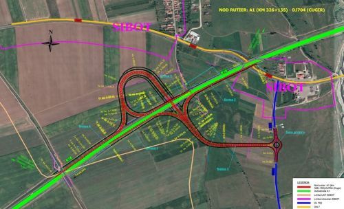 17 oferte pentru nodul rutier Cugir de pe Autostrada A1