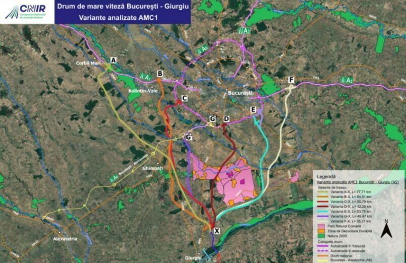 Stadiul Drumului Expres București – Giurgiu și Proiectarea Studiului de Fezabilitate