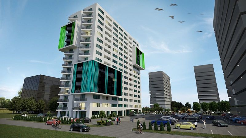 Finanțare asigurată pentru al doilea turn rezidențial din XCity Towers, Timișoara. Au și început lucrările de construcție