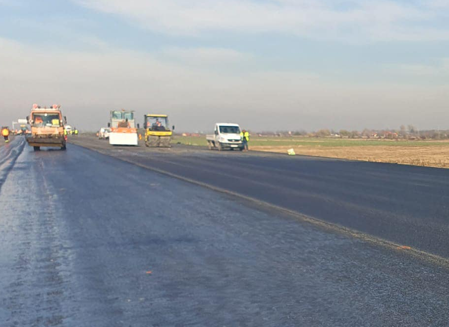 Continua lucrarile pe A0 Bucuresti Nord