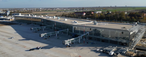 Constructii Erbasu continua lucrarile la noul terminal al Aeroportului din Craiova