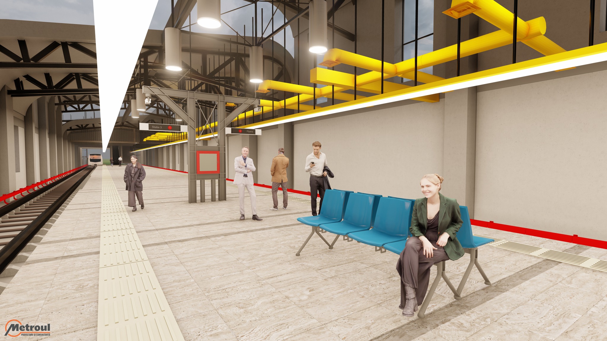 Urmeaza sa fie lansata licitatia pentru construirea a doua statii de metrou