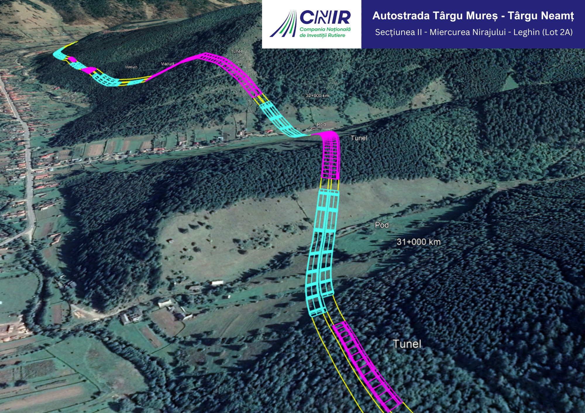 A8 Unirii, lotul Ditrau – Grinties: Unica oferta a fost desemnata castigatoare