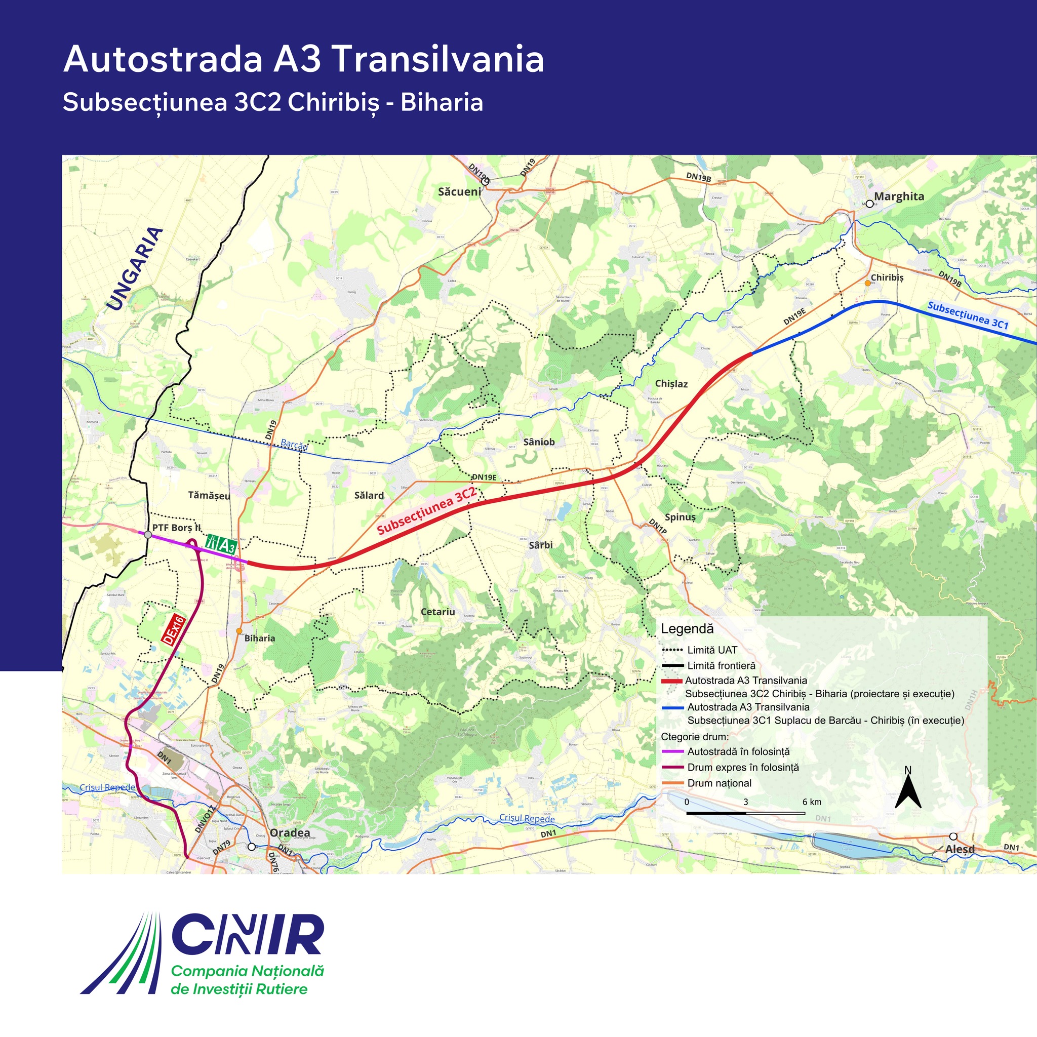 Autostrada A3 Transilvania: Pentru Lotul Chiribis-Biharia urmeaza sa fie emis ordinul de incepere
