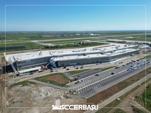 Constructii Erbasu, aproape de finalizarea noului terminal al Aeroportului International Craiova