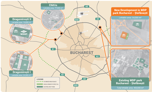 WDP valorifică rezervele de teren pentru un proiect de dezvoltare preînchiriat de amploare, de 54.000 m²