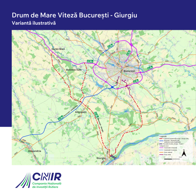 Drumul de mare viteza Bucuresti – Giurgiu: Un nou castigator pentru contractul SF