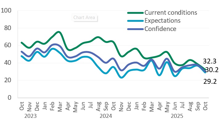 Analistii financiari: Increderea in economie scade accelerat