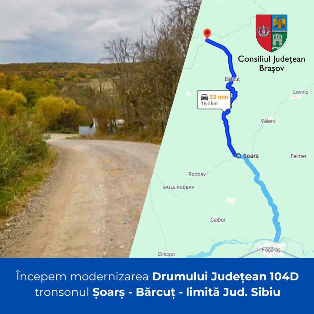 Incep lucrarile de modernizare a Lotului 3 din DJ 104D