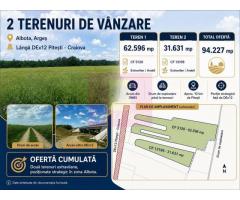 Terenuri cu potențial logistic și industrial, Albota, Argeș, lângă DEx