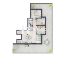 Penthouse 3 camere | Etaj 4 | Balcon 107.2 mp | Turnisor