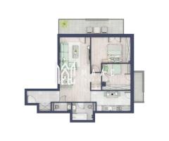 Apartament 3 camere | Balcoane 15.1 mp | Etaj 1 | Turnisor