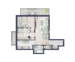 Apartament 3 camere | Balcoane 15.1 mp | Etaj 1 | Turnisor