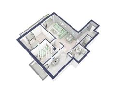 Apartament 3 camere | Balcoane 15.1 mp | Etaj 1 | Turnisor - Imagine 5