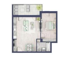 Apartament 2 camere | Etaj 3 | Balcon 10.7 mp | Turnisor