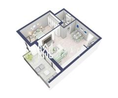 Apartament 2 camere | Etaj 3 | Balcon 10.7 mp | Turnisor - Imagine 3