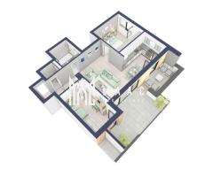 Apartament 3 camere | Balcon 22.2 mp | Etaj 3 | Turnisor - Imagine 2