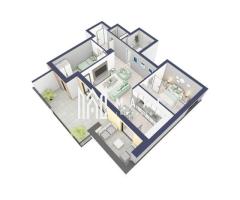 Apartament 3 camere | Balcon 22.2 mp | Etaj 3 | Turnisor - Imagine 3