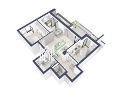Apartament 3 camere | Balcon 22.2 mp | Etaj 3 | Turnisor - Imagine 5