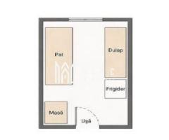 Cameră 11 mp | Baie comună | Etaj 4 | Disponibilă imediat | Cisnădie