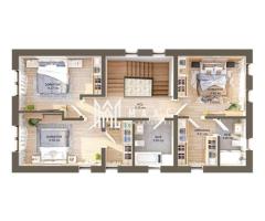 Casa individuala | 4 camere | La cheie | 644 MP | Selimbar - Imagine 4