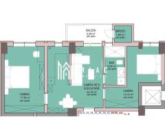 Apartament 2 camere  | Zona Doamna Stanca | Parcare - Imagine 2