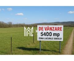 Teren de vânzare | 5400 mp | Zona Lacurile Sibiului