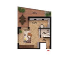 Apartament nou, 2 camere, 281 800 Euro. Comision 0.