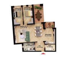 Apartament nou, 3 camere, 271 500 Euro. Comision 0.