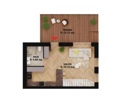Apartament nou, 2 camere, 184 000 Euro. Comision 0.
