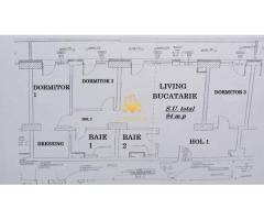 4 camere Centru ,Mihai Viteazu |94 mp finisat et 18 parcare inclusa | - Imagine 2