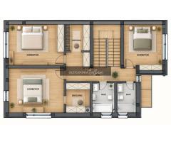 Casa individuala NZEB, 5 camere, 3 bai, P+ET+POD, Someseni - Imagine 7