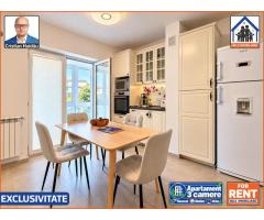 Apartament 3 camere, 2 bai, 3 balcoane | Renovat | Mobilat | Utilat - Imagine 7