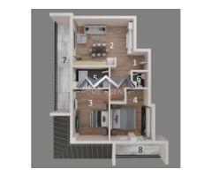 Apartament modern cu 3 camere | Otopeni central | parcare subterană inclusă - Imagine 12