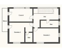 2x casa individuala 4 camere decomandate, 3 bai, Tureni - Imagine 4