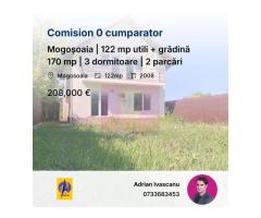 Mogoșoaia | 122 mp utili + grădină 170 mp | 3 dormitoare | 2 parcări