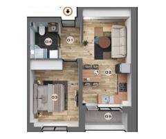 Apartament cu 2 camere Militari Residence - finalizare martie 2027 - Imagine 12