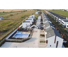 Casă P+1+M de vânzare în Otopeni–Tunari | Ansamblu nou, 3 dormitoare, mobilată
