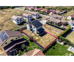 145 mp utili, 3 dormitoare, două băi și 419 mp teren