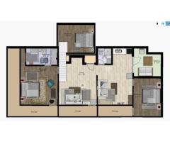 Reducere 10000 eur! Parc Plumbuita. Penthouse et3 124mp Utili 4 camere - Imagine 8