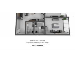 Ag. Eu. vinde ap. 2 cam. 85 mp. Finalizare Dec. 2023 Comision 0% Mamaia Nord - Imagine 6