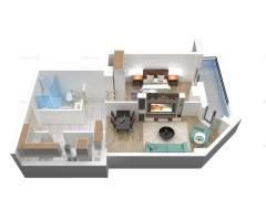 Promo la avans 50% Direct Dezvoltator  2 Cam. 56  mp   Mamaia La Butoaie - Imagine 3