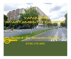 Vanzare Apartament 3 camere - Sector 4 - Bulevardul Alexandru Obregia - Cultural - Imagine 1