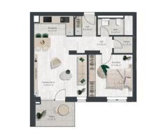 Apartament nou cu 2 camere si debara | Denya Forest - Imagine 8