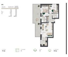 COM 0% Penthouse superb cu 3 camere | Denya Forest - Imagine 11