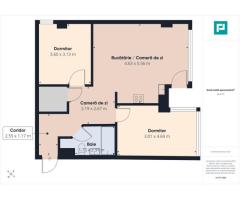 Apartament de vânzare Nufărul Oradea, 65 mp - Imagine 10