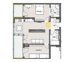 Apartament cu 3 camere, 2 bai, etaj intermediar, 2 balcoane, garaj - Imagine 4
